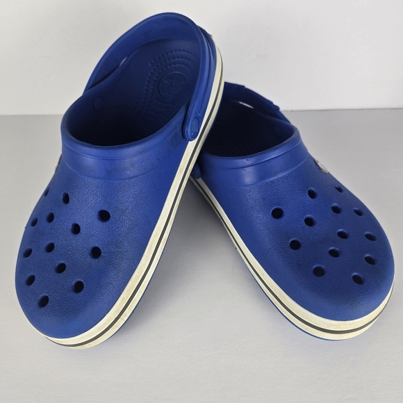 Crocs Unisex Adult Men's and Women's Crocband Clog, Cobalt, 10 Women 8 Men - Picture 1 of 12